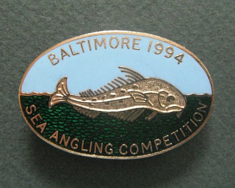 Deep Sea Angling Festival badge 1994